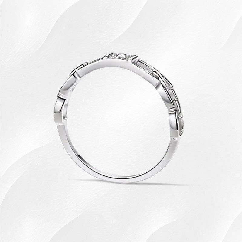 Ylova zilveren moissanite ring - Ylova