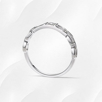 Ylova zilveren moissanite ring - Ylova