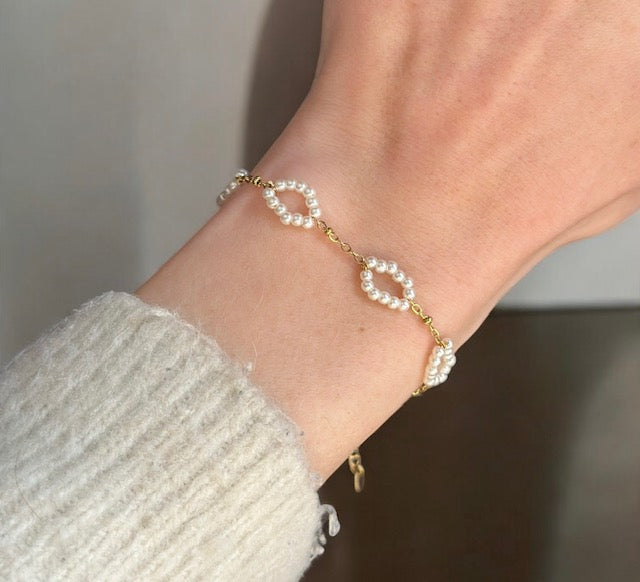 Gouden armband met parels - Ylova