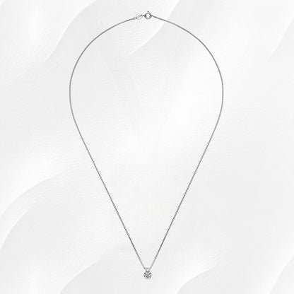 Ylova zilveren ketting met moissanite hanger - Ylova