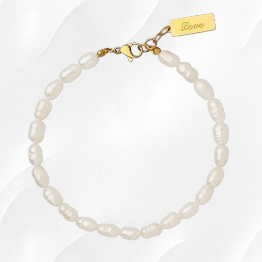 Gouden parel armband - Ylova
