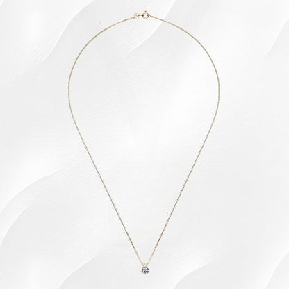 Ylova gouden ketting met moissanite hanger - Ylova