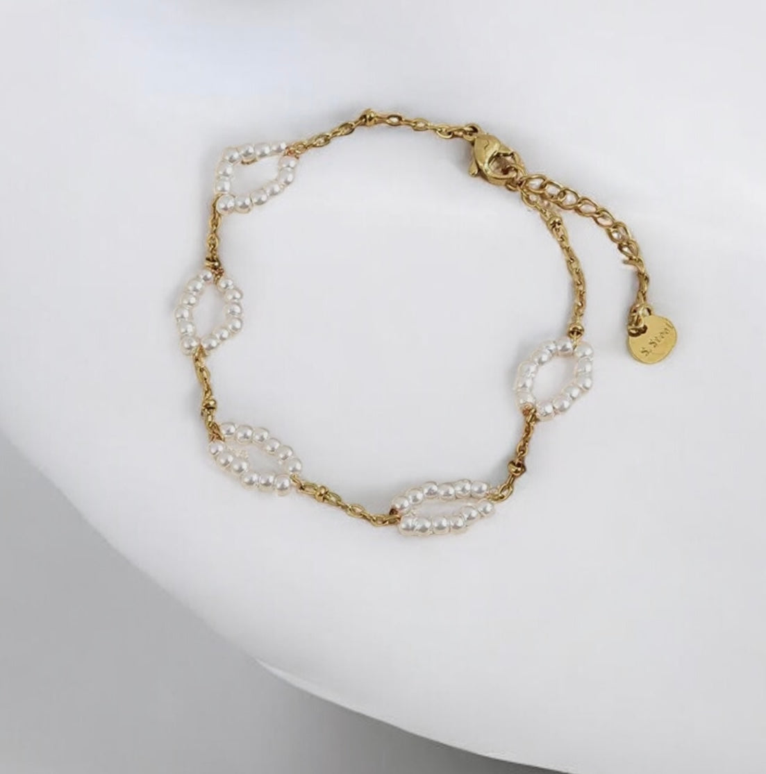 Gouden armband met parels - Ylova
