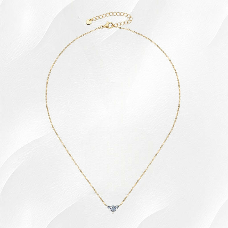 Ylova gouden ketting met moissanite diamanten - Ylova