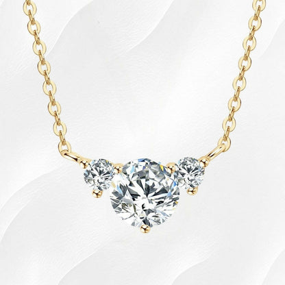 Ylova gouden ketting met moissanite diamanten - Ylova