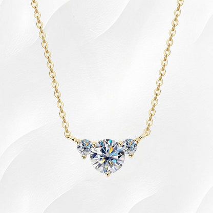 Ylova gouden ketting met moissanite diamanten - Ylova