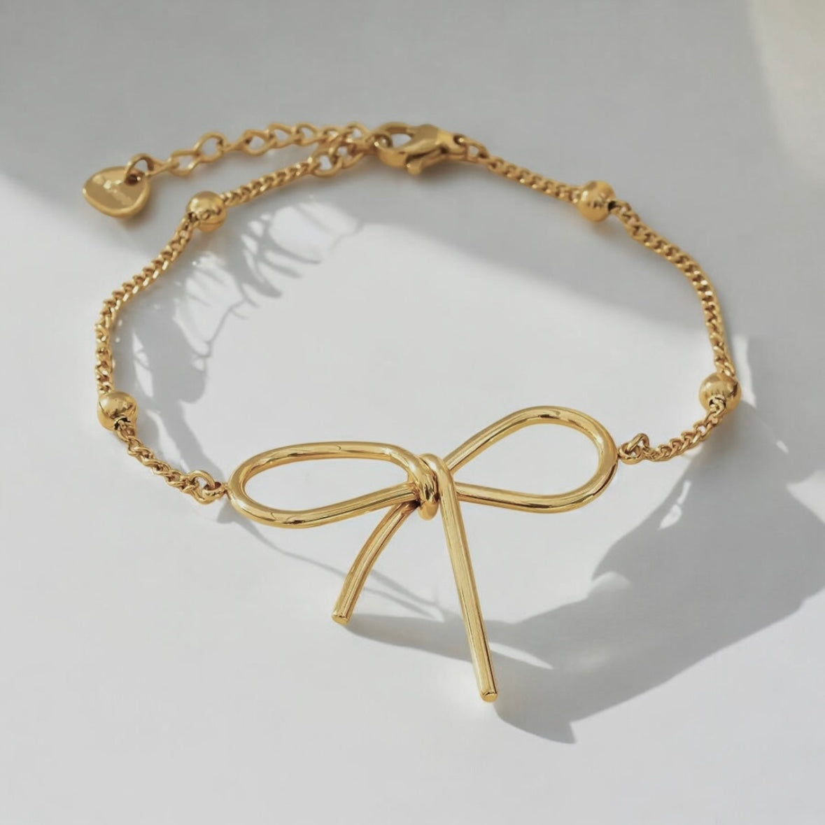 Gouden armband met strik - Ylova